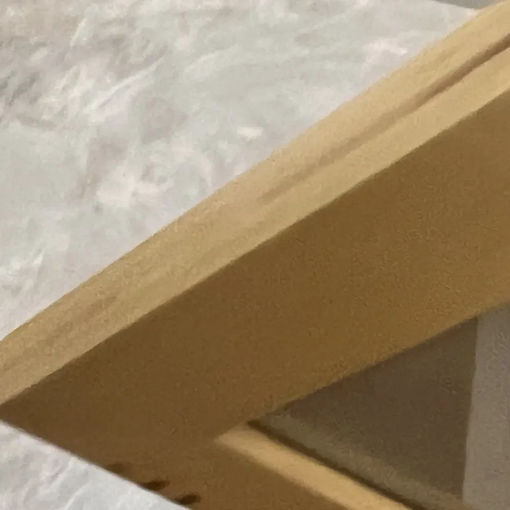 Vtg Art Deco Wooden Picture Frame Handcrafted Light Grain Marquetry Inlay MCM
